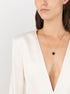 18kt rose gold D.Side diamond pendant necklace